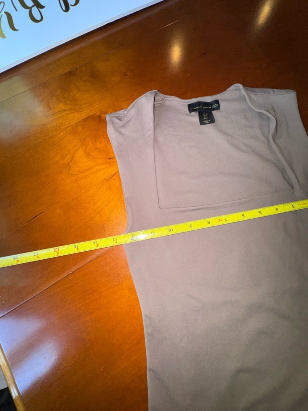 House of Harlow 1960 sleeveless square-neck bodysuit size S - Picture 7 of 9